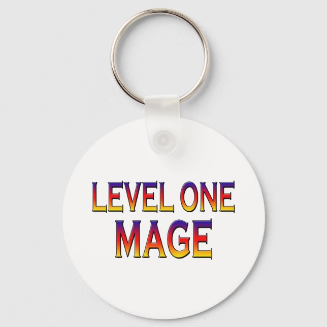 Level one mage keychain (Front)