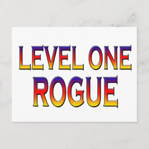 Level one rogue postcard