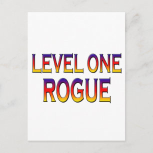 Level one rogue postcard