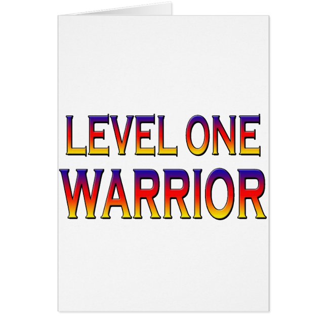 Level one warrior (Front)