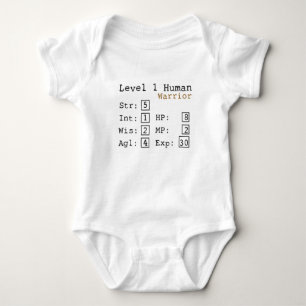 Level One Warrior Baby Bodysuit