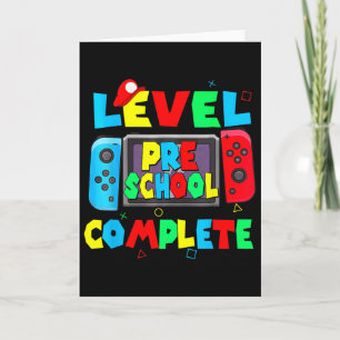 Level Preschool Complete Last Day Of School Video  Card
