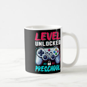 Level Preschool Unlocked Back To School Boys Team Coffee Mug