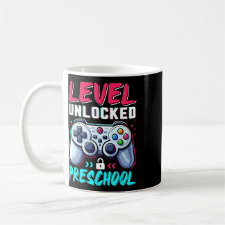 Level Preschool Unlocked Back To School Boys Team Coffee Mug