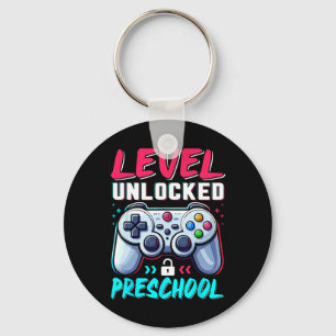 Level Preschool Unlocked Back To School Boys Team  Keychain