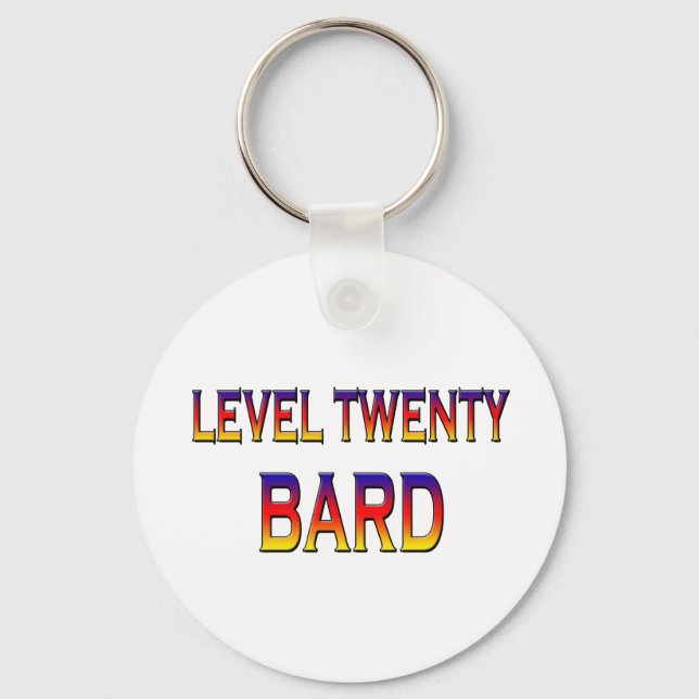 Level twenty Bard Keychain (Front)