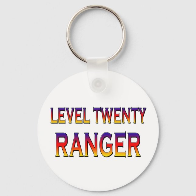 Level twenty ranger keychain (Front)