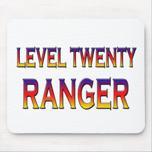 Level twenty ranger mouse pad