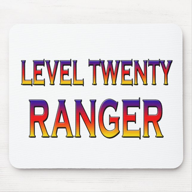 Level twenty ranger mouse pad (Front)