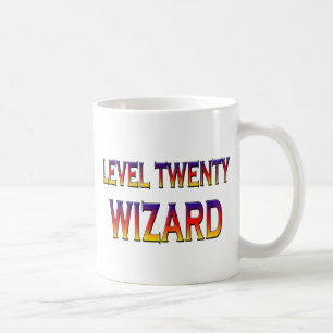Level twenty wizard coffee mug