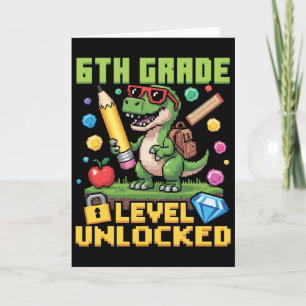 Level Unlocked 6th Grade Dinosaur Ck To School Gam Card