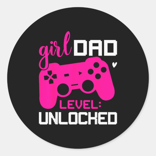 Level_ Unlocked New For Hostal  Classic Round Sticker (Front)