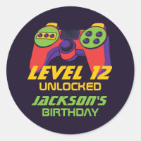 Level Unlocked Video Games Teen Gamer Birthday