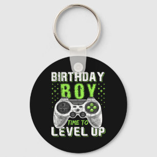 Level Up Birthday Boy Video Game - Clic Fit1 Keychain