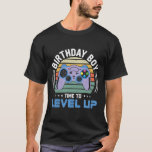 Level Up Birthday Boy Video Game Kids Party  T-Shirt<br><div class="desc">Level Up Birthday Boy Video Game Kids Party</div>