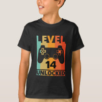 Level up Custom Funny Gamer kids Teen Birthday Boy