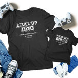 Level Up Gamer Dad Child Next Gen Player Matching Baby Bodysuit<br><div class="desc">Celebrate the ultimate gaming bond with our "Gamer Dad & Next Gen Player" matching t-shirts! Featuring retro designs "Level Up Dad" and "Next Gen Gamer, " these shirts are perfect for Father's Day, birthdays, or any gaming event. Show your shared passion with bold, pixelated graphics. Ideal for gamer dads and...</div>