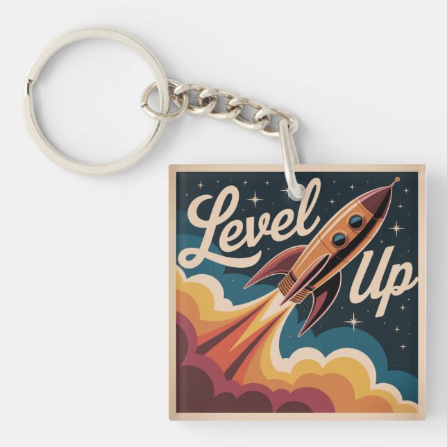Level Up Keychain (Front)