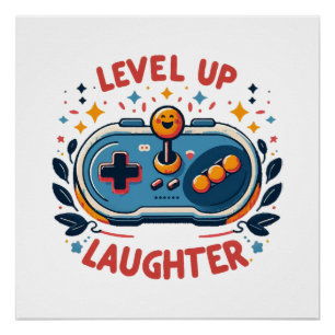 level up laughter poster