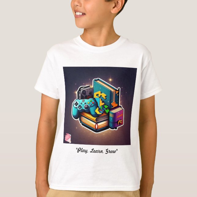 "Level Up Learning" T-Shirt (Front)