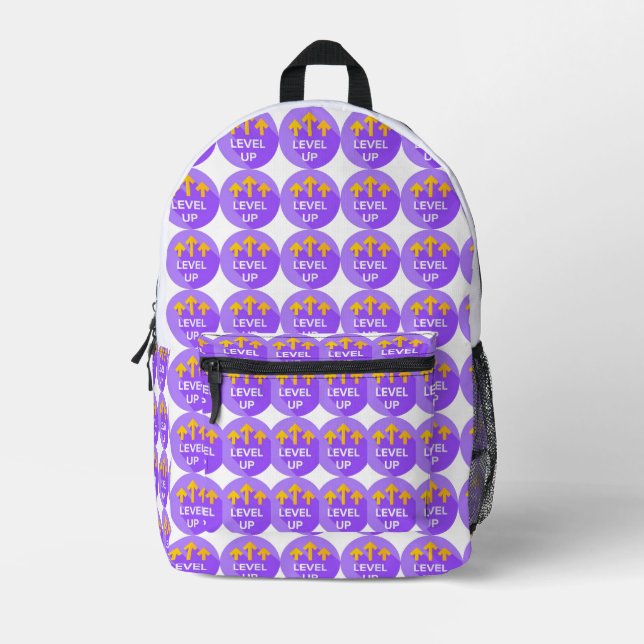  Level Up Print Cut Sew Backpack (Front)