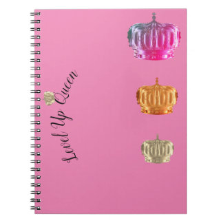 Level Up Queen Notebook
