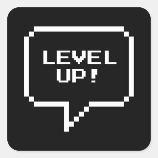 Level Up! Square Sticker