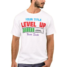 Level Up text with green loading progress