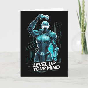 Level Up Your Mind Ai Gamer  Card