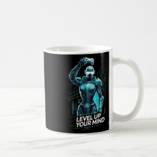 Level Up Your Mind Ai Gamer  Coffee Mug