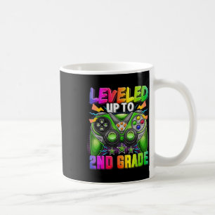 Leveled Up To 2nd Grade Gamer Back To School First Coffee Mug