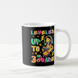 Leveled Up To 3rd Grade Banana Gamer Back To Schoo Coffee Mug