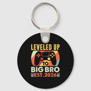 Leveled Up To Big Bro 2026 First Time Big Brother  Keychain