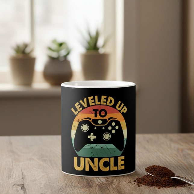 Leveled Up to Uncle Coffee Mug (Creator Uploaded)