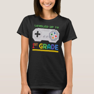 Levelled Up To 1st Grade Video Game Controller Gam T-Shirt