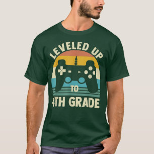 Levelled Up To 4th Grade Back To School Video Game T-Shirt