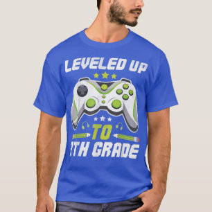 Levelled Up to 7th Grade Back to School Boy Video  T-Shirt