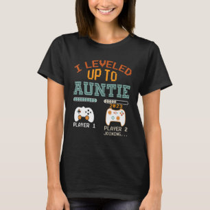 Levelled Up To Aunt 2023 Vintage Promoted To Aunti T-Shirt