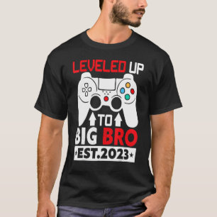 Levelled Up To Big Bro I'm Going To Be A Big Broth T-Shirt