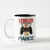 Levelled Up To Fiance Vintage Gaming Fiance T-Shir