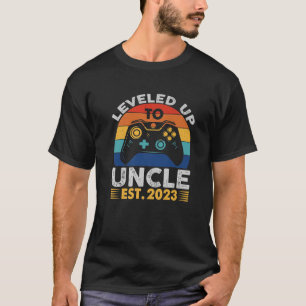 Levelled Up To Uncle 2023 Future Uncle 2023 Soon T T-Shirt