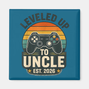 Levelled up to uncle 2026 gamer gaming pregnancy magnet