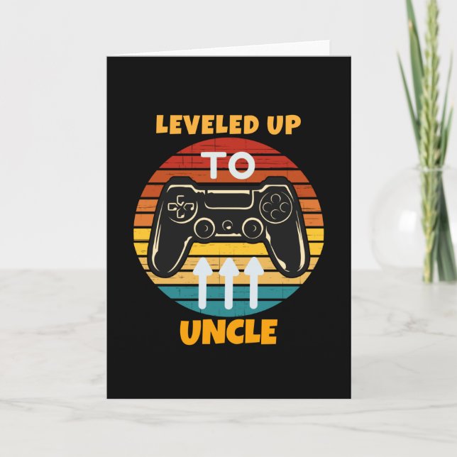 Levelled Up To Uncle Card (Front)