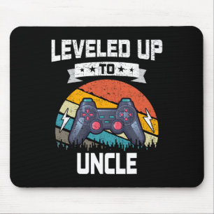 Levelled Up To Uncle Video Gamer Gaming 1 Mouse Pad