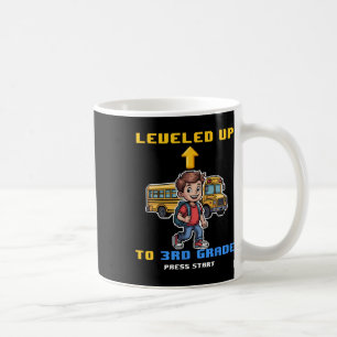 Levelling Up 3rd Grade Ck To School Funny Gamer Bo Coffee Mug
