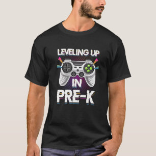 Levelling Up In Pre k Video Gaming Tees Students B