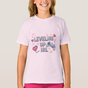 Levelling Up IRL T-Shirt – Gamer Inspired Personal