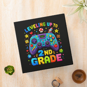 Levelling Up to 2nd Grade Back to School Gamer Binder