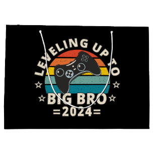 Levelling Up To Big Bro 2024 Large Gift Bag