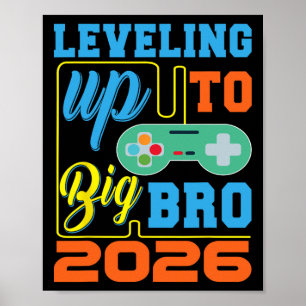 Levelling Up To Big Bro 2026 Video Game Pregnancy  Poster